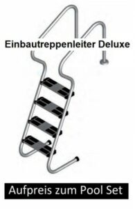 EINBAUTREPPENLEITER DELUXE (AUFPREIS ZUM POOL SET)